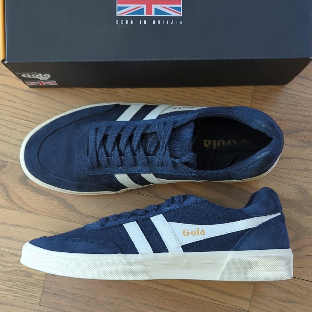 Gola Match Point Mens Sneakers 13 Navy/Off White Like New